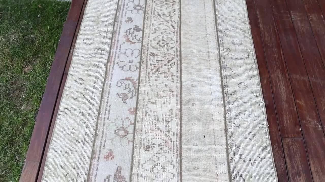 パッチワークラグ、トルコラグ、3x8ランナーラグ、ヴィンテージラグ